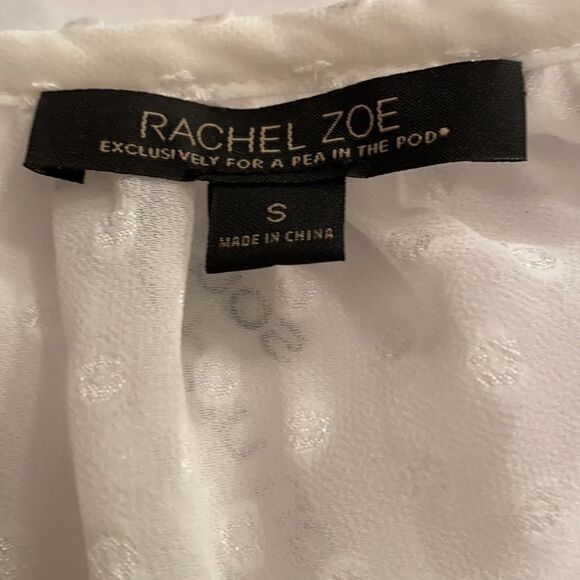 Rachel Zoe‎ Maternity Long Blouse Cover-Up White S - Picture 7 of 7